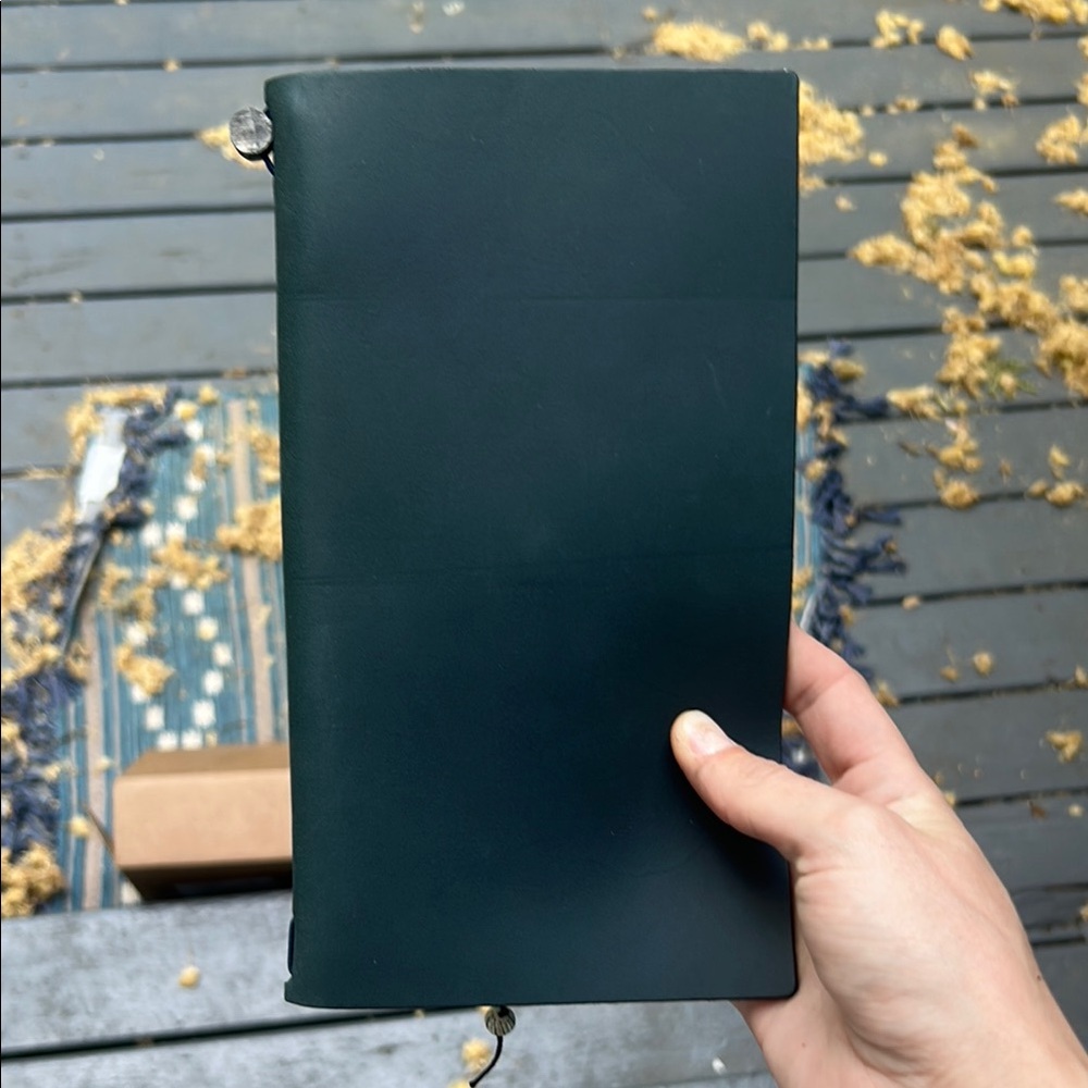 Dark Green Leather Journal